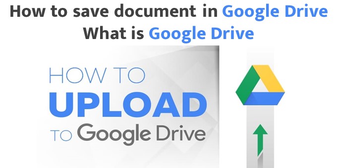 How to save document in Google Drive || What is Google Drive