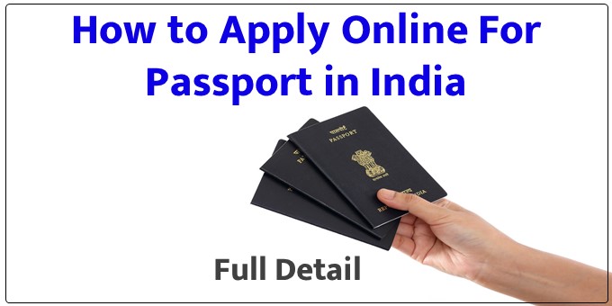 How to Apply Online For Passport